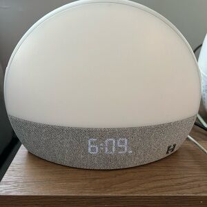 Hatch White and Gray Digital Clock